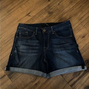 1822 Denim Dark Blue Jean Shorts